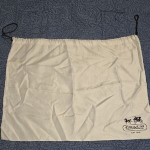 Coach Leatherware Purse Drawstring Dust Jacket